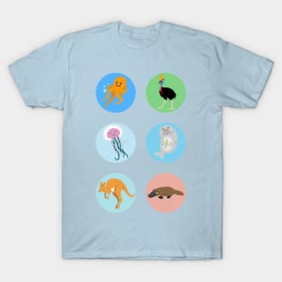 Happy Australian Animals T-Shirt